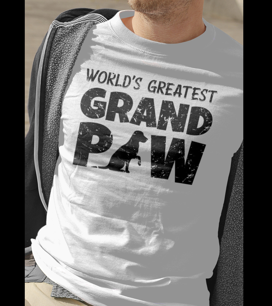 World's Greatest Grand Paw Labrador Retriever T-Shirt