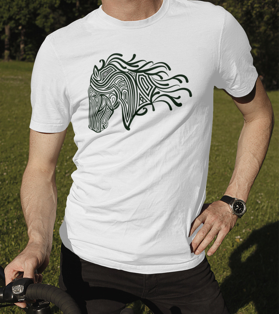 Creative Unique Horse With Flo T-Shirt