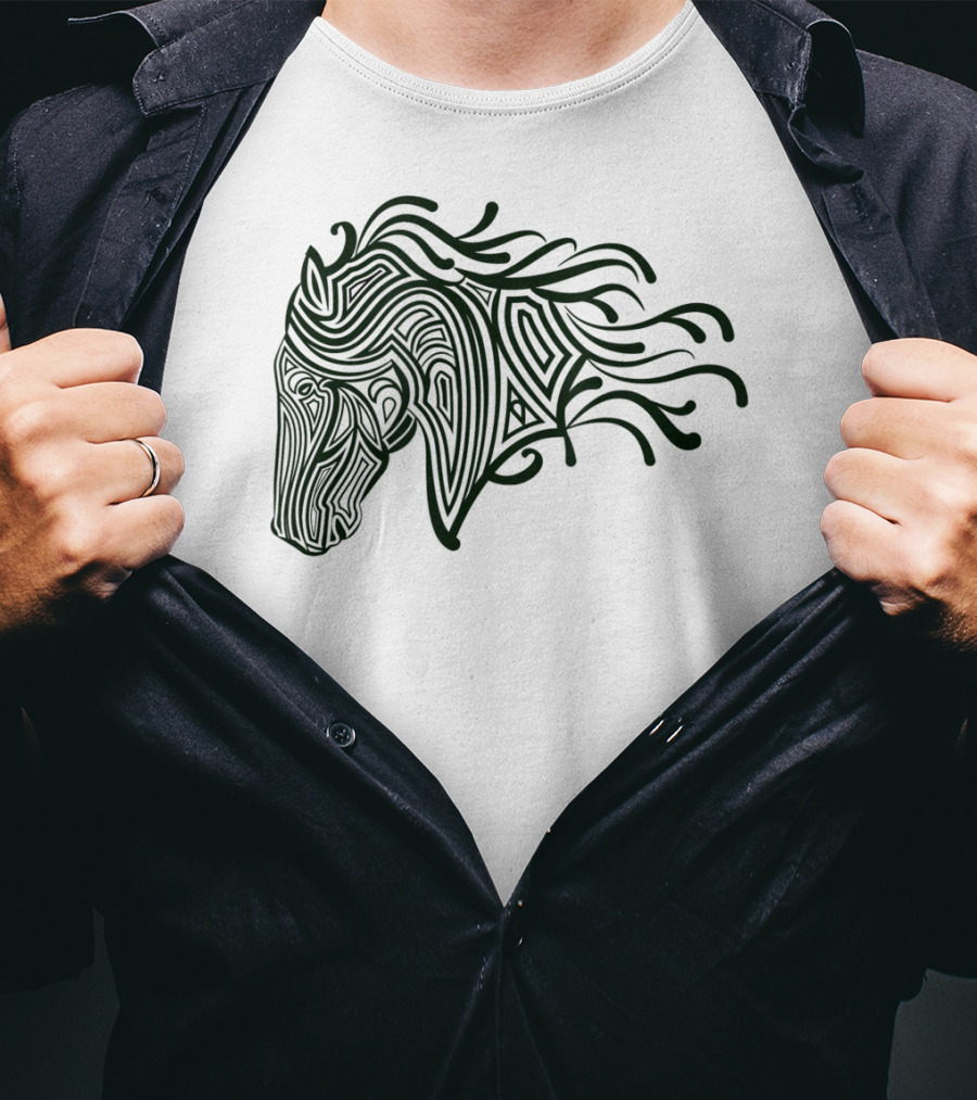Creative Unique Horse With Flo T-Shirt