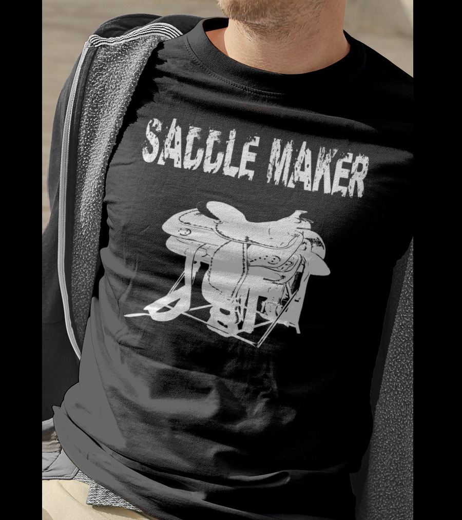 Saddle Maker Horse Saddle Repair Custom T-Shirt