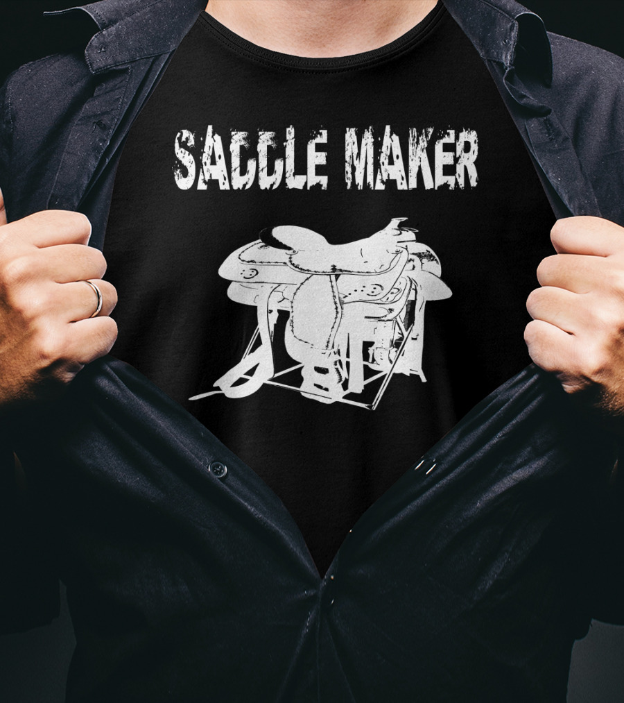 Saddle Maker Horse Saddle Repair Custom T-Shirt