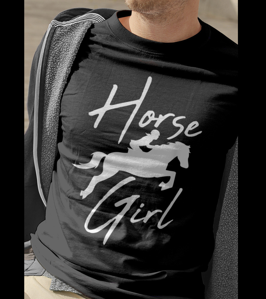 Horse Girl Horseback Riding Farm T-Shirt