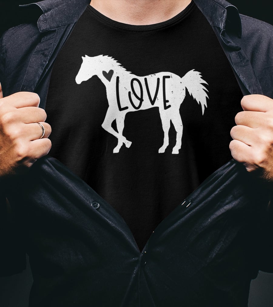 Cute Horse Love Rider Horse Love Rider T-Shirt