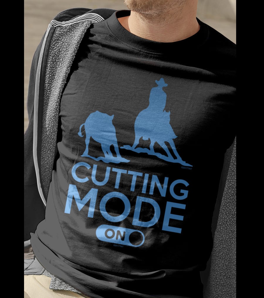 Cutting Mode On Cutting Horse Rider T-Shirt