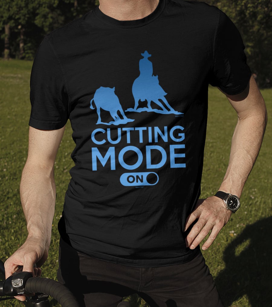 Cutting Mode On Cutting Horse Rider T-Shirt