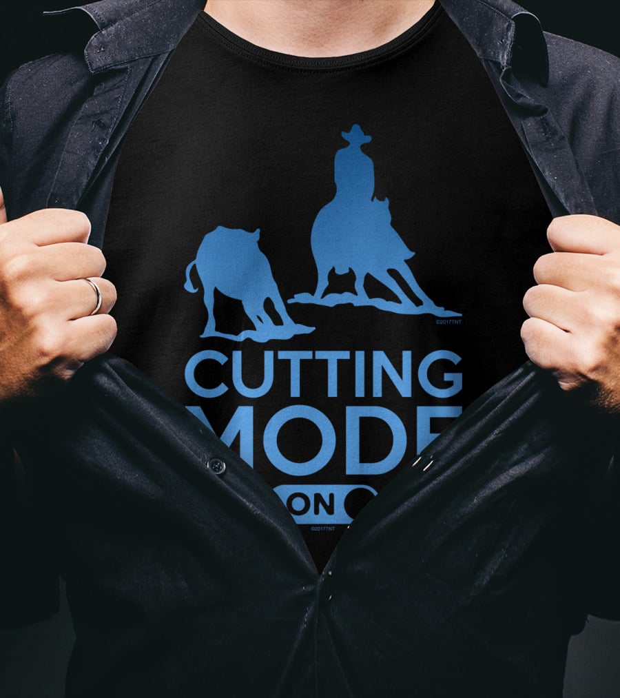 Cutting Mode On Cutting Horse Rider T-Shirt