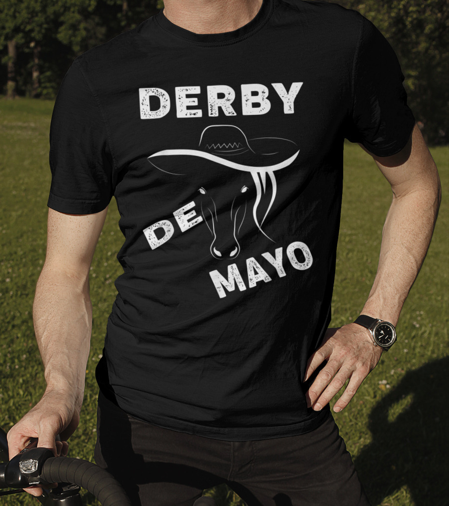 Derby De Mayo Sombrero Horse Race Mexican T-Shirt