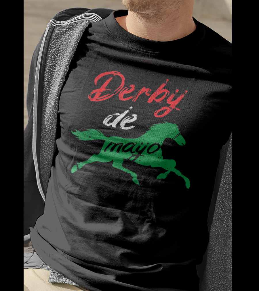 Derby De Mayo Mexican Horse Racing Equestrian T-Shirt