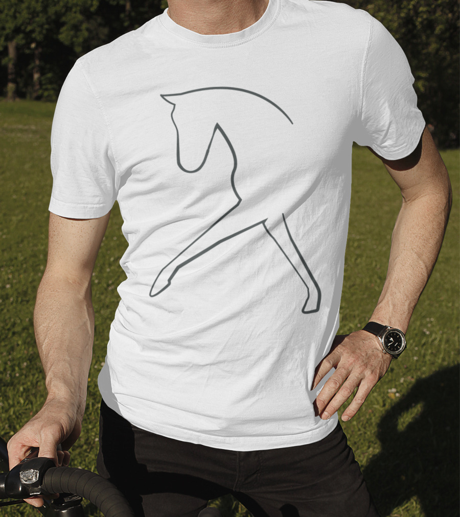 Elegant Outline Dressage Horse T-Shirt