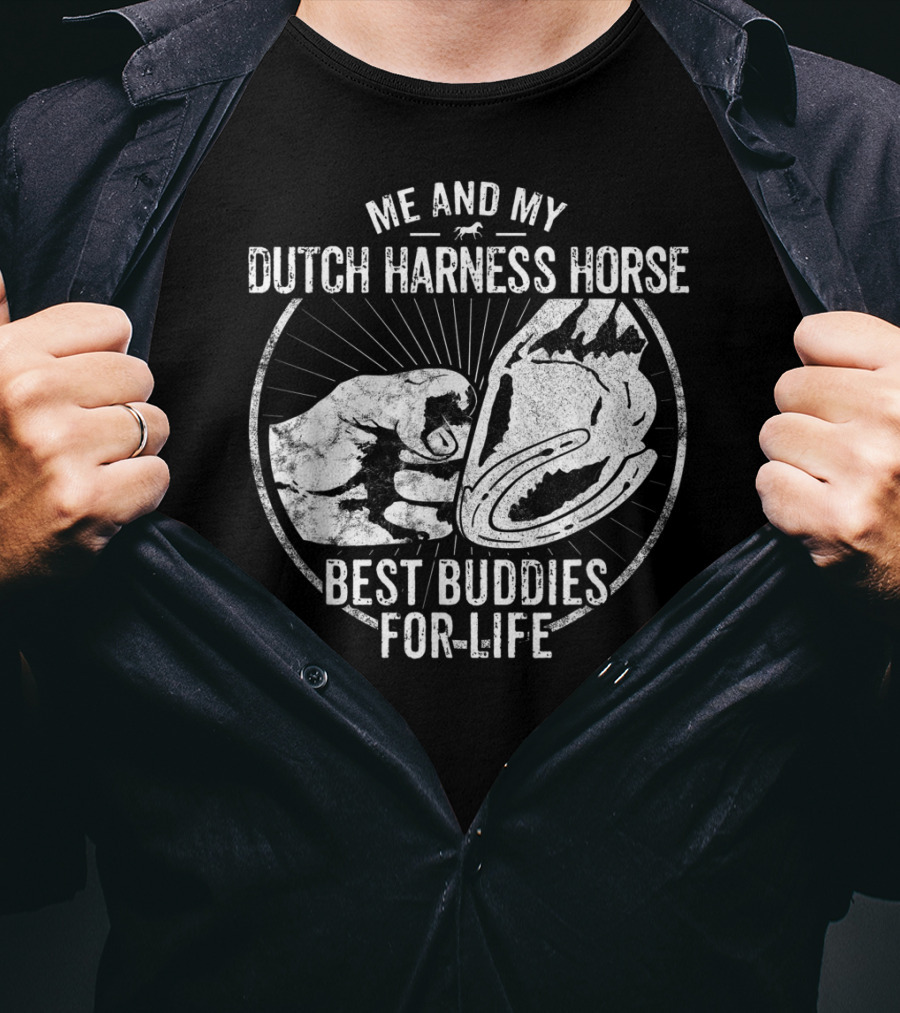 Me And My Dutch Harness Horse Best Buddies For Life T-Shirt