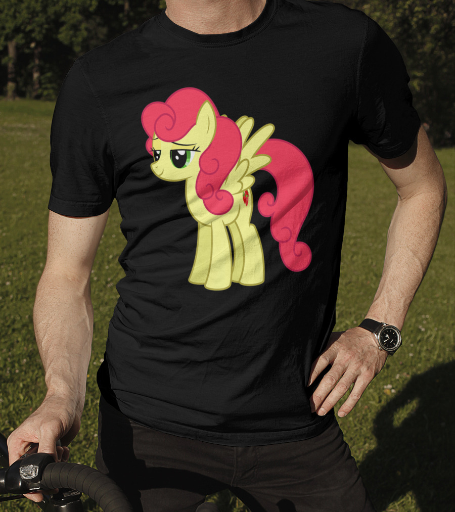 Daisy The Cut Horse Cartoon Style Character With Pink Mane And Wings T-Shirt