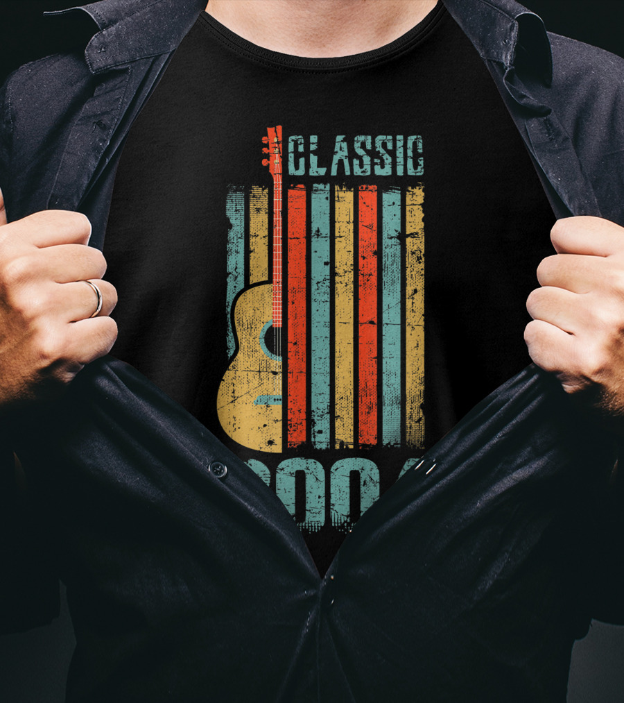 Classic 2004 Guitar Music 15 Years Old Birthday T-Shirt