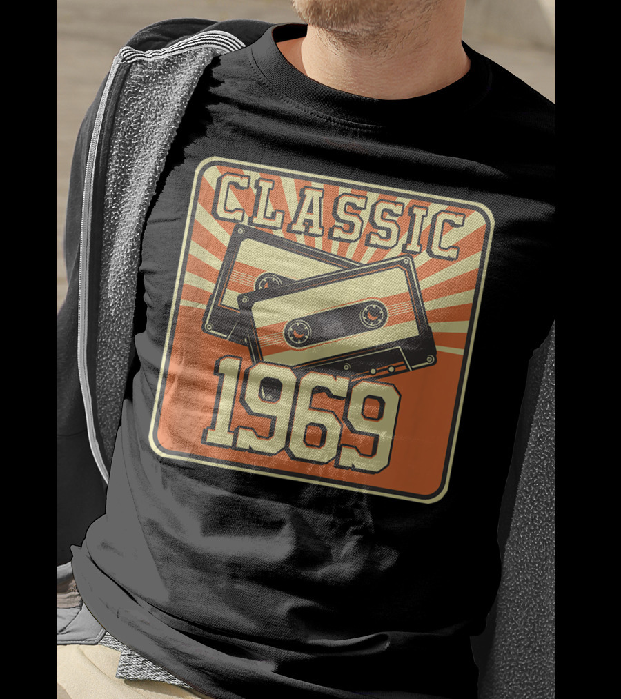 Classic 1969 Cassette 51st Birthday T-Shirt