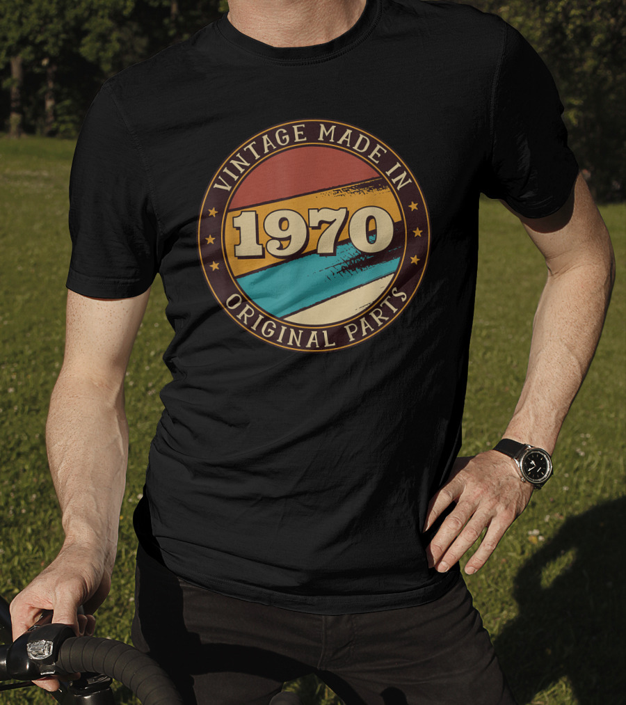 Vintage Made In 1970 Original Parts T-Shirt