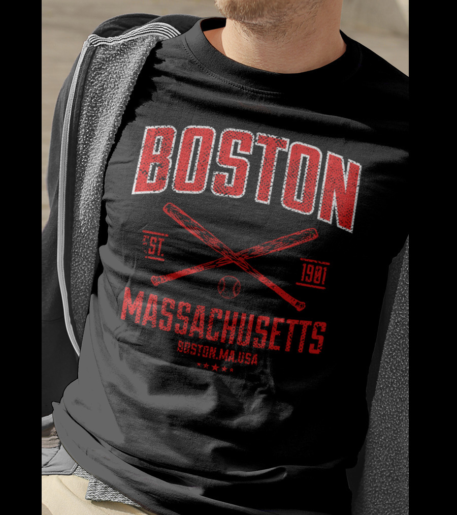 Boston Massachusetts Baseball Est. 1901 T-Shirt
