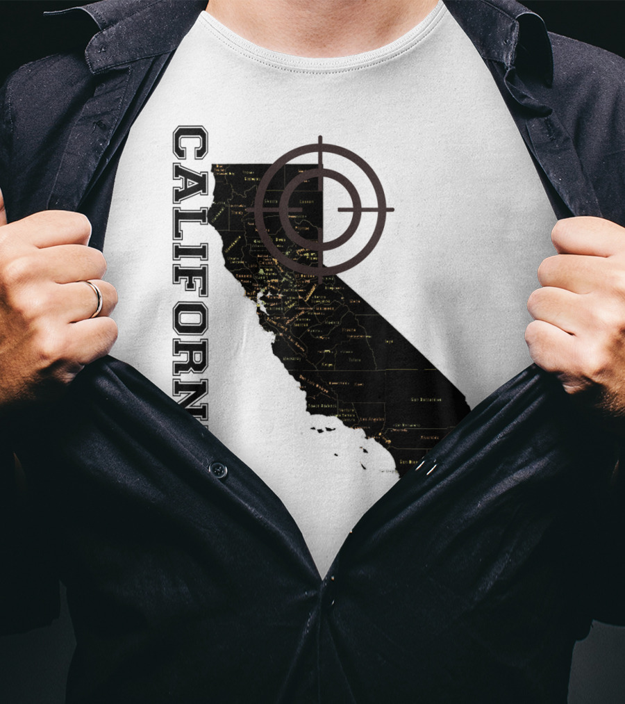 California Target Map Classic T-Shirt