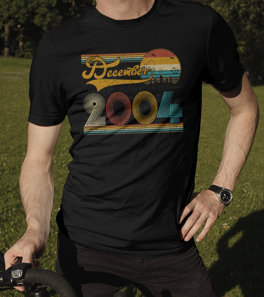 Vintage December 2004 Retro Sunset T-Shirt