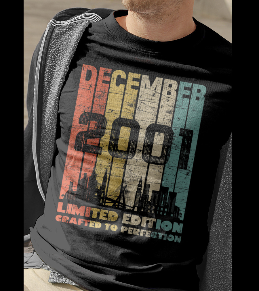 December 2001 Crafted To Perfection Vintage Skyline T-Shirt