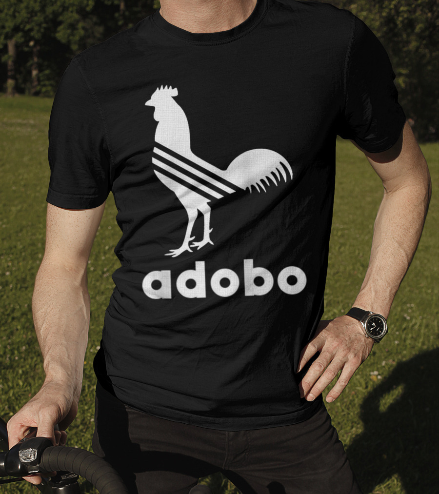 Adobo Rooster Logo With Classic And Funny Filipino T-Shirt