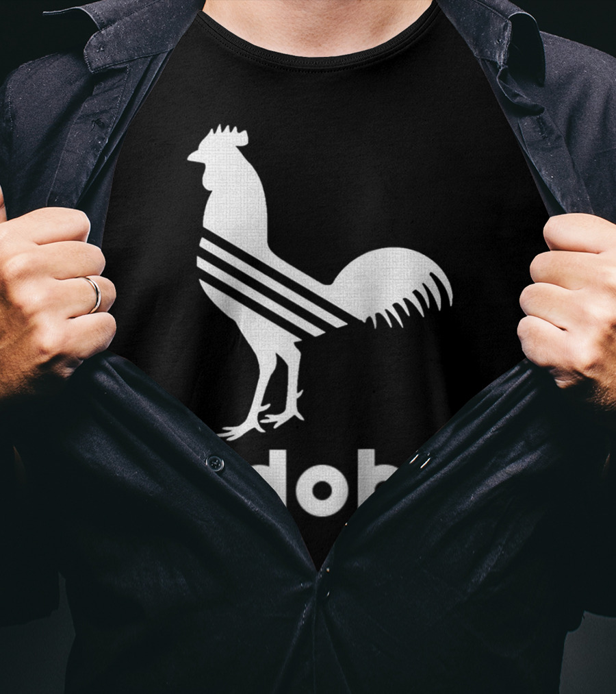 Adobo Rooster Logo With Classic And Funny Filipino T-Shirt