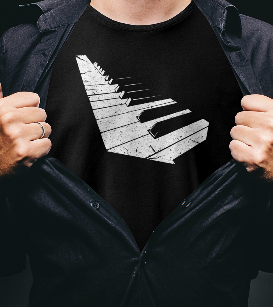Keyboard Piano Keys Funny Musician Shirt For Pianists T-Shirt
