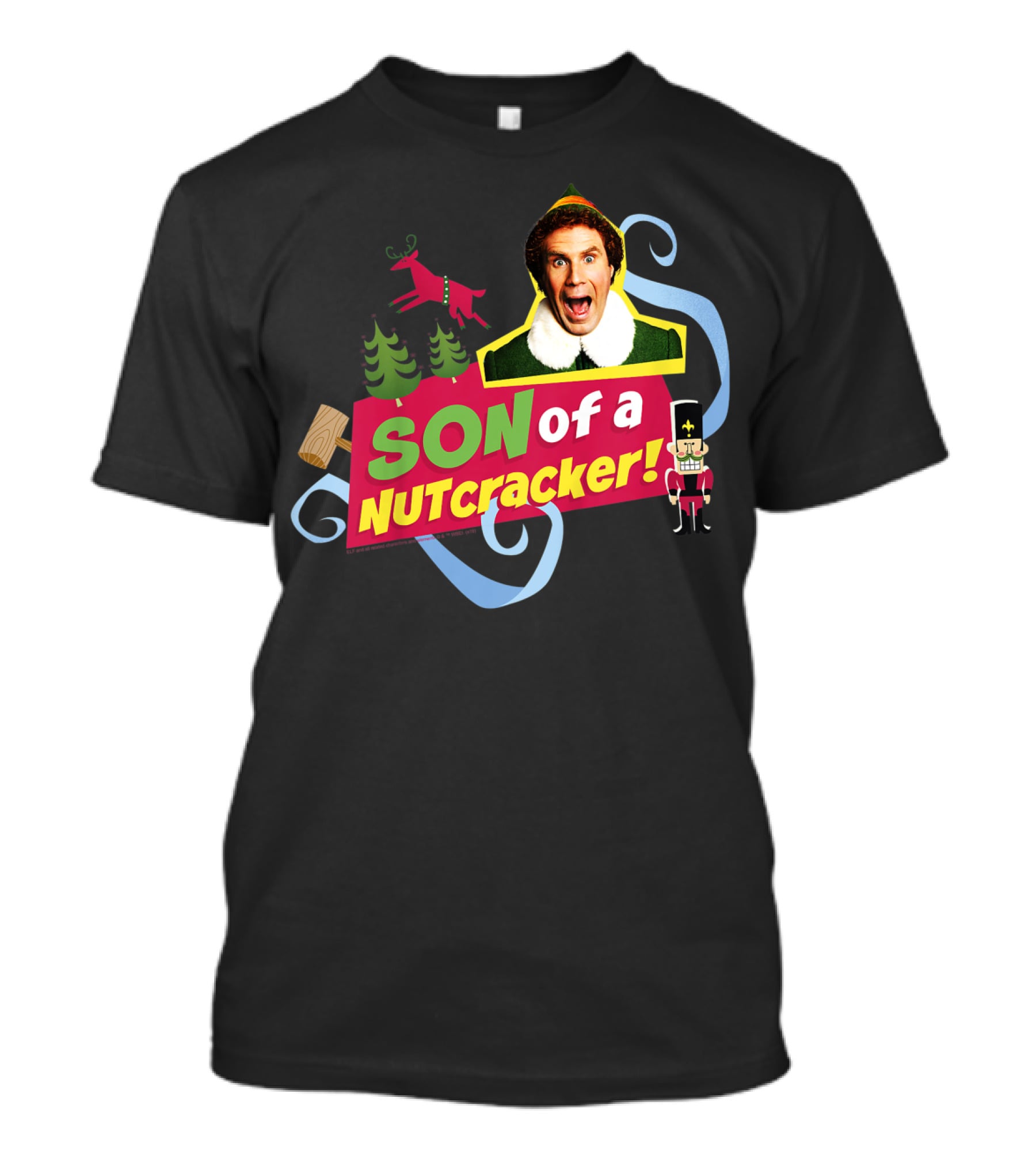 Son Of A Nutcracker Buddy Elf Iconic Quote Christmas T-Shirt