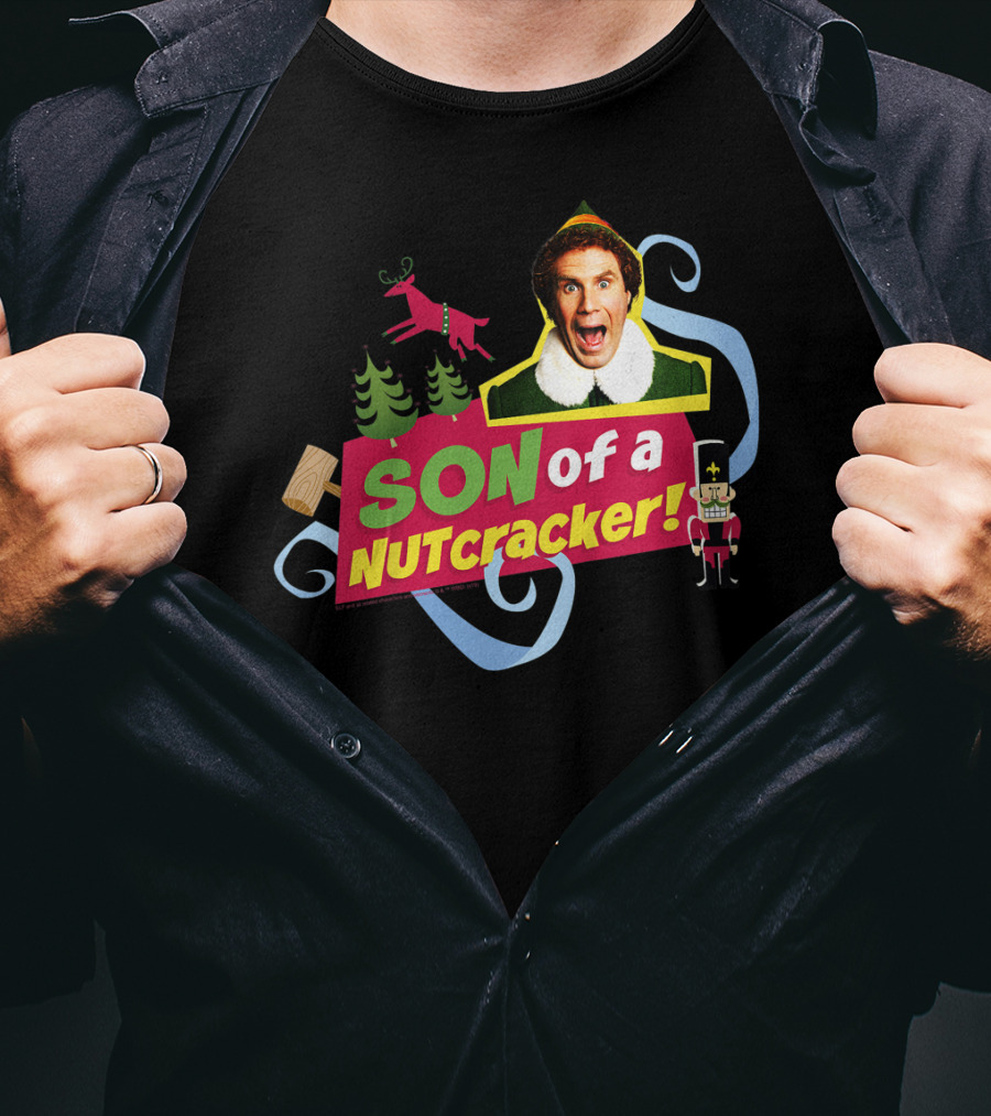 Son Of A Nutcracker Buddy Elf Iconic Quote Christmas T-Shirt