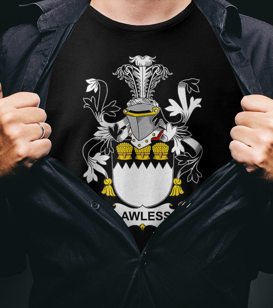 Lawless Family Crest Coat Of Arms T-Shirt