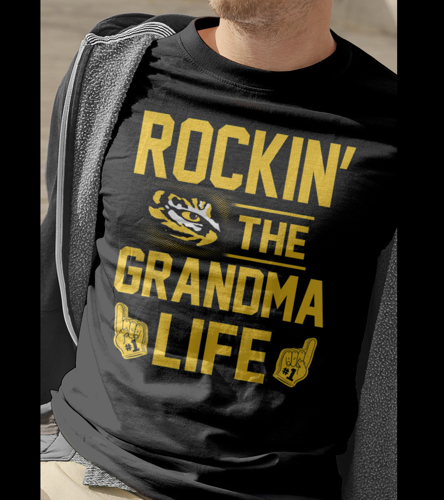 Rockin' The Grandma Life LSU Tigers Alumni Fan Geaux T-Shirt