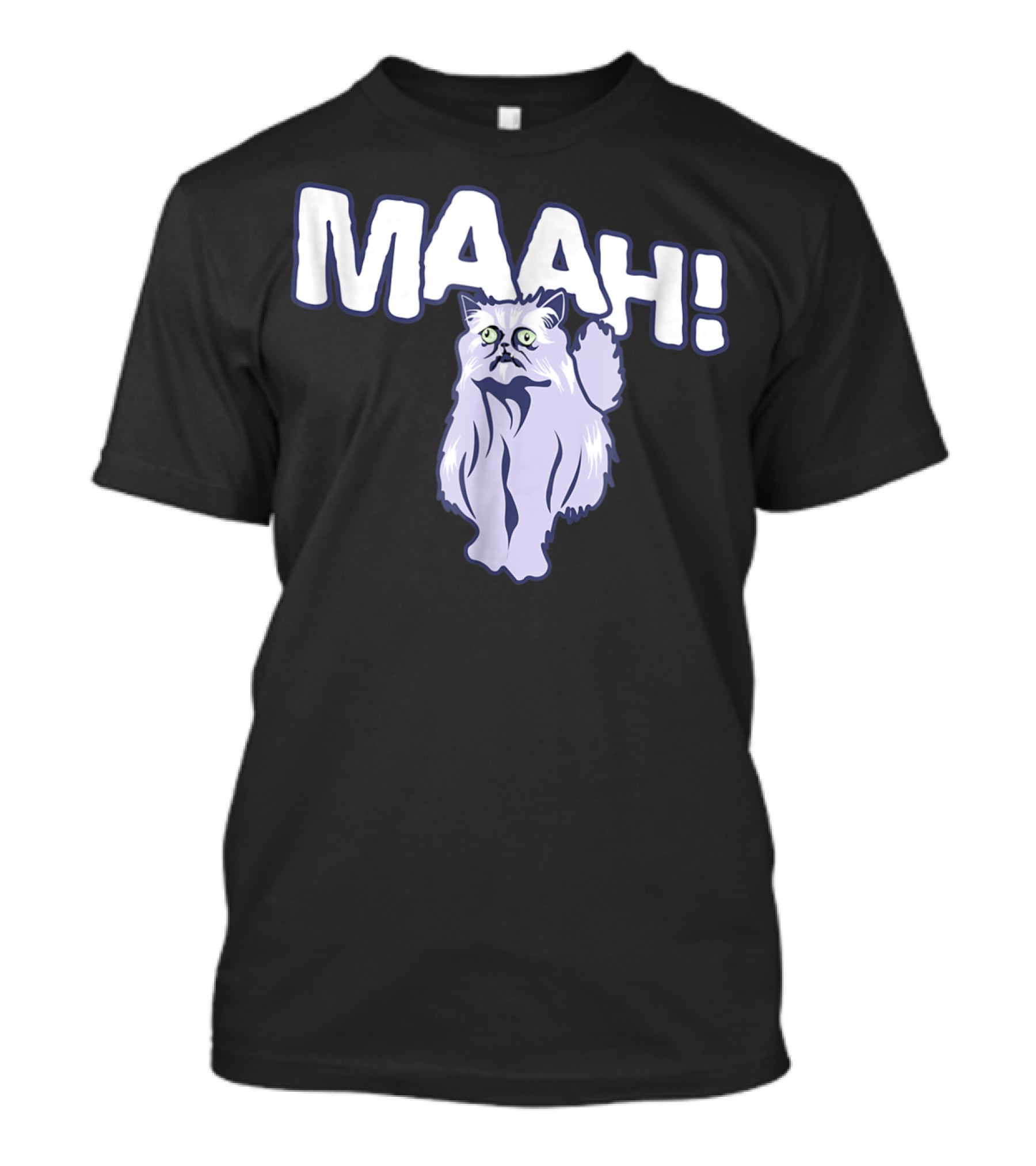 Mysterious Cat Exclaiming Maah T-Shirt