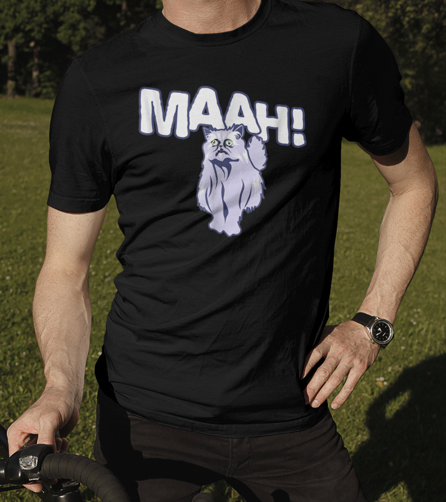Mysterious Cat Exclaiming Maah T-Shirt