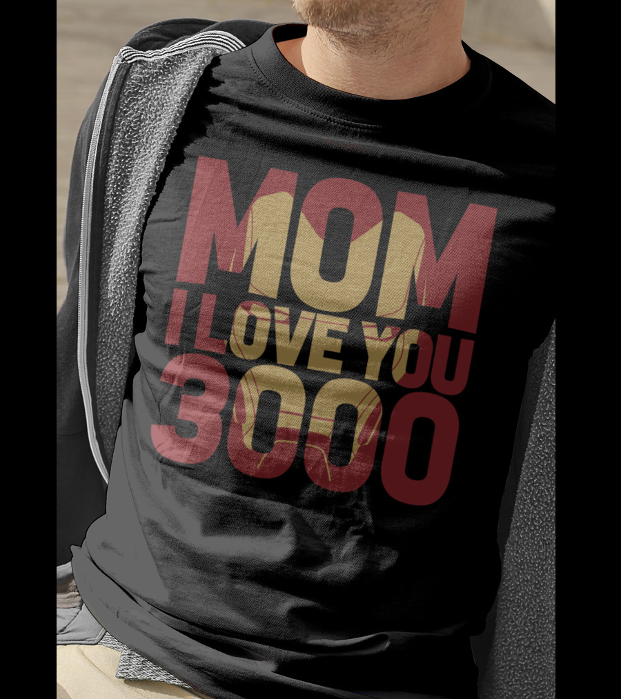 Marvel Avengers Endgame Iron Man Mom I Love You 3000 T-Shirt