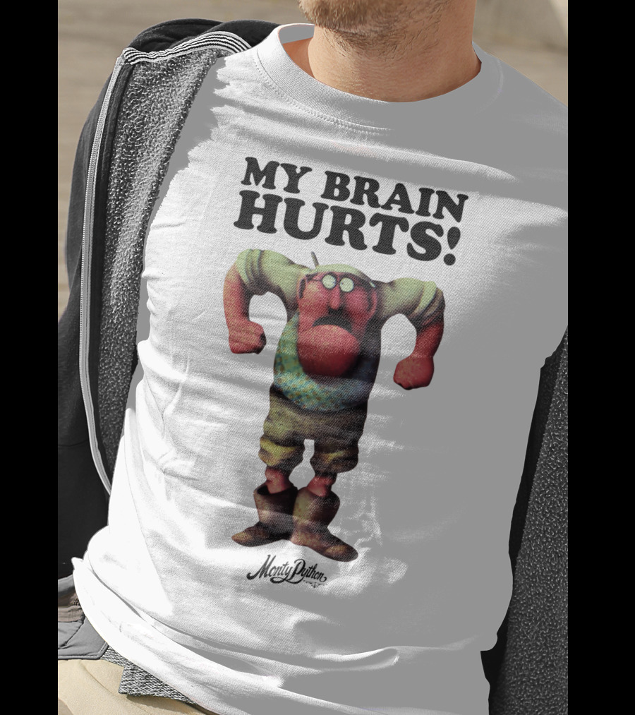 Monty Python My Brain Hurts Gumby Character T-Shirt