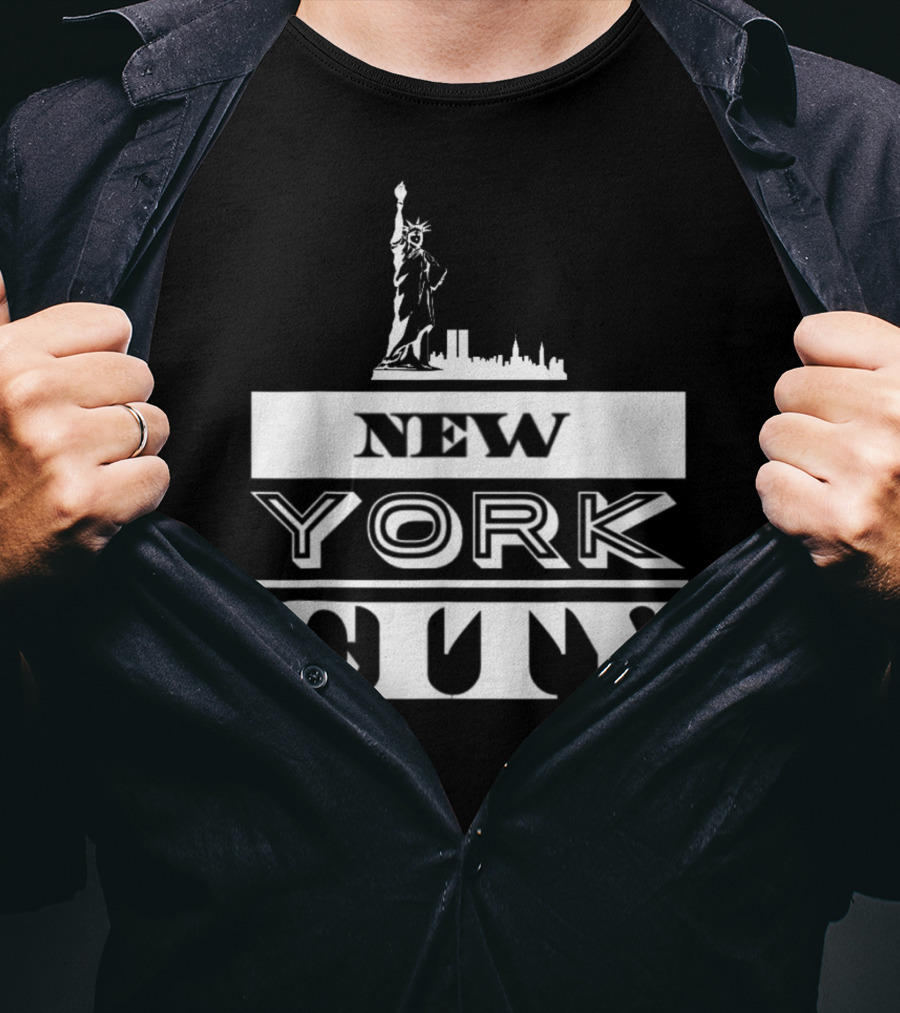 New York City NYC Statue Of Liberty Skyline T-Shirt