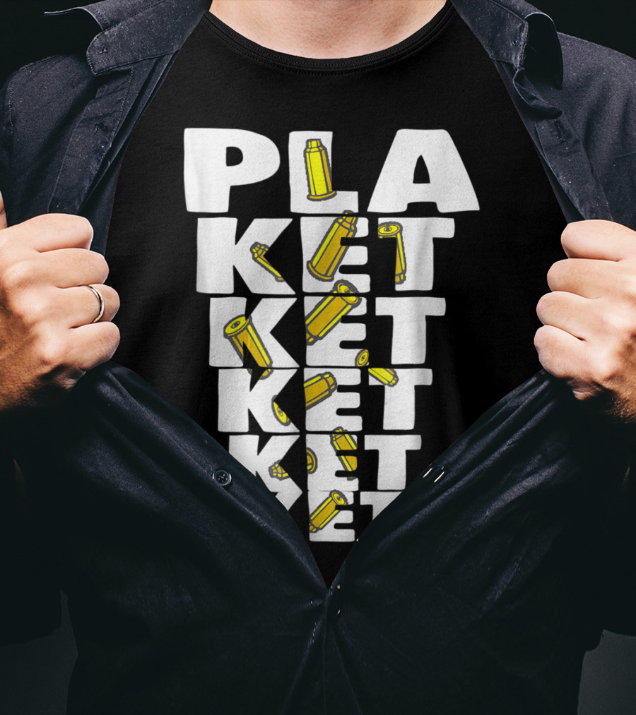 PLAKETKETKETKET Bullet Cartridge Accent Success T-Shirt