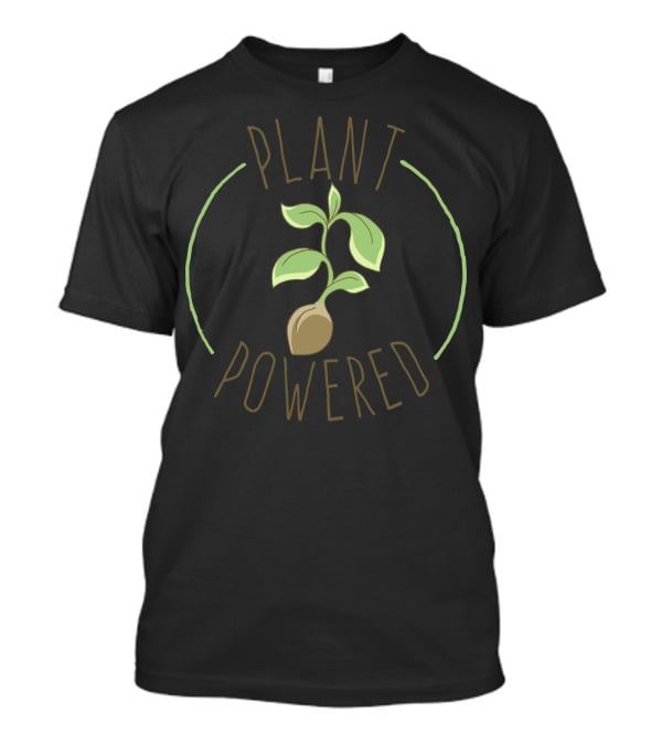 Plant Powered Seedling Emblem T-Shirt