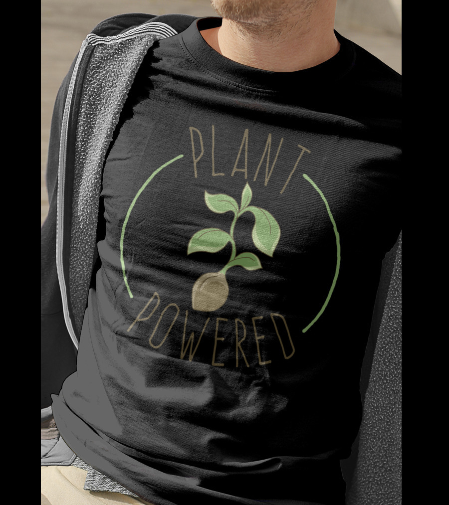 Plant Powered Seedling Emblem T-Shirt
