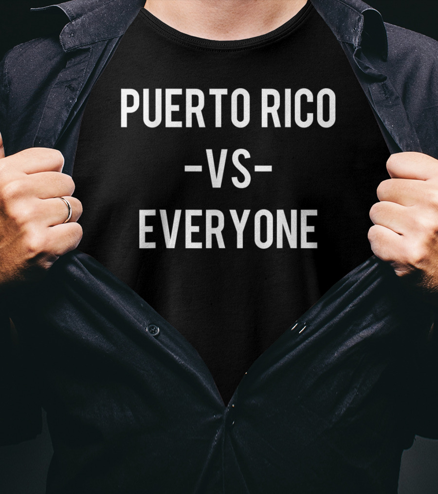 Puerto Rico Versus Everyone Iconic T-Shirt