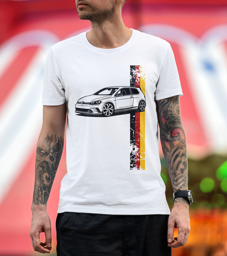 R Gt I German Car Germany Sport Racing Tuning Automotive Enthusiast T-Shirt