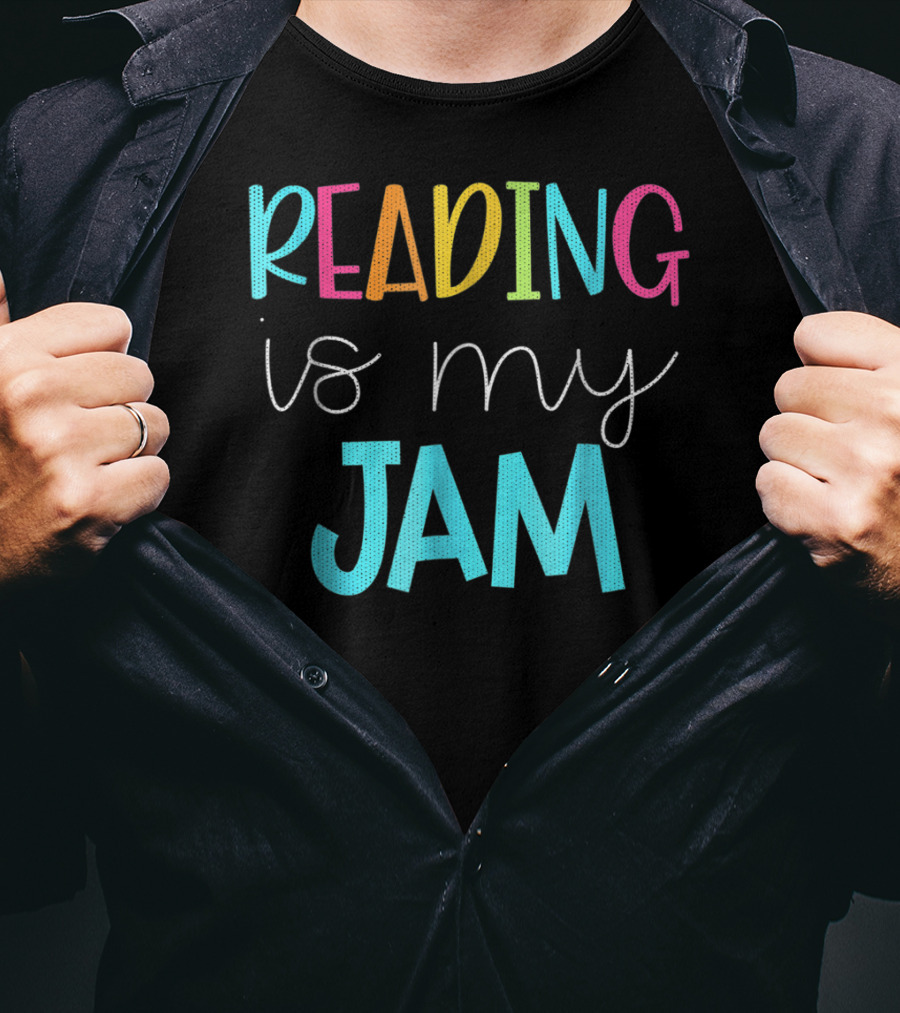 Reading Is My Jamteacher Teamread TeacherELA T-Shirt