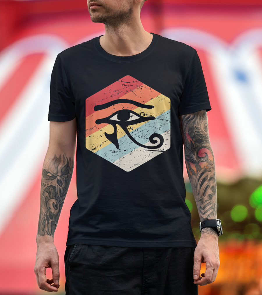 Eye of Horus Retro Vintage Occult Egyptian T-Shirt