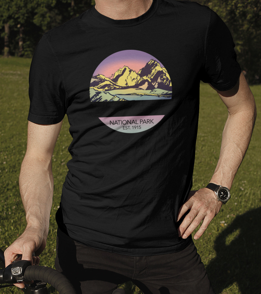 Rocky Mountain National Park Est. 1915 Retro Vintage Rocky Mountain T-Shirt