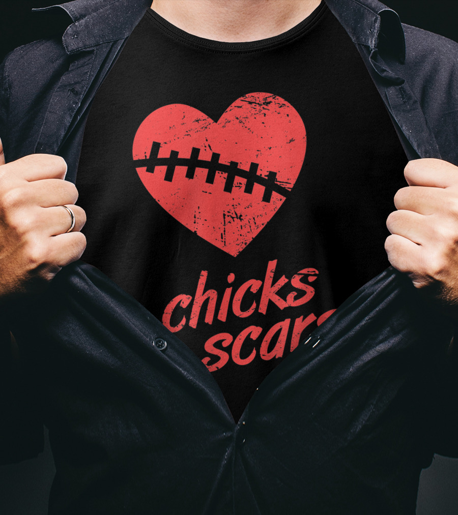 Chicks Dig Scars Heart Surgery Recovery Humor T-Shirt