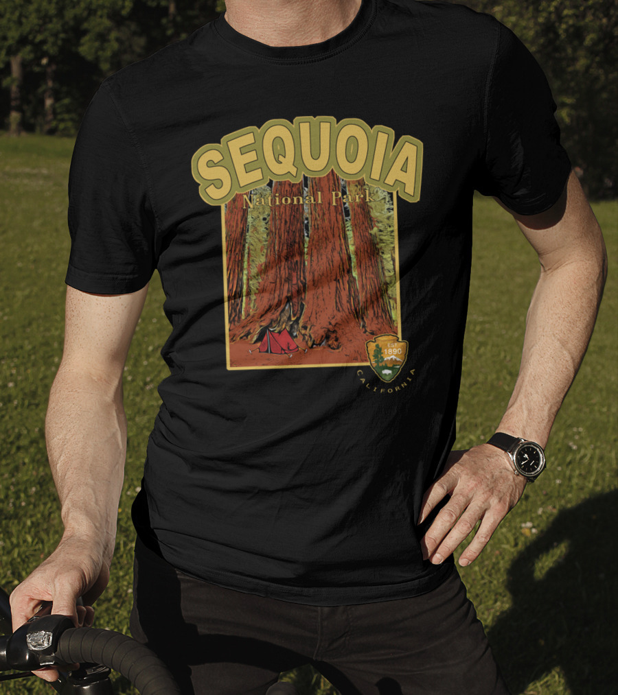 Sequoia National Park Giant Forest California Est 1890 T-Shirt