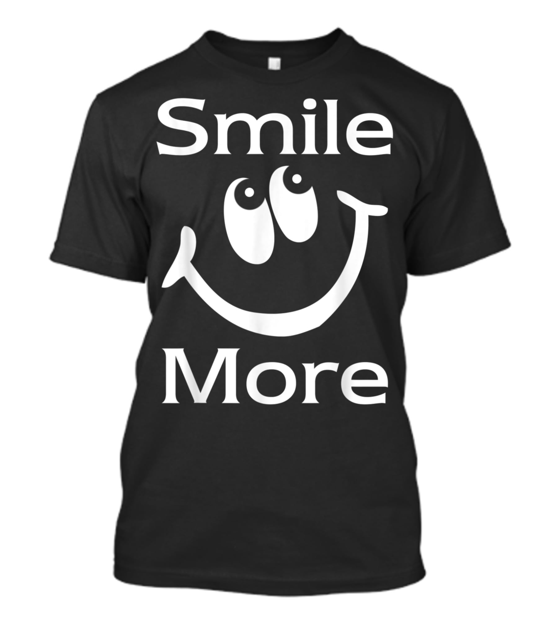 Smile More Happy Face Eyes T-Shirt