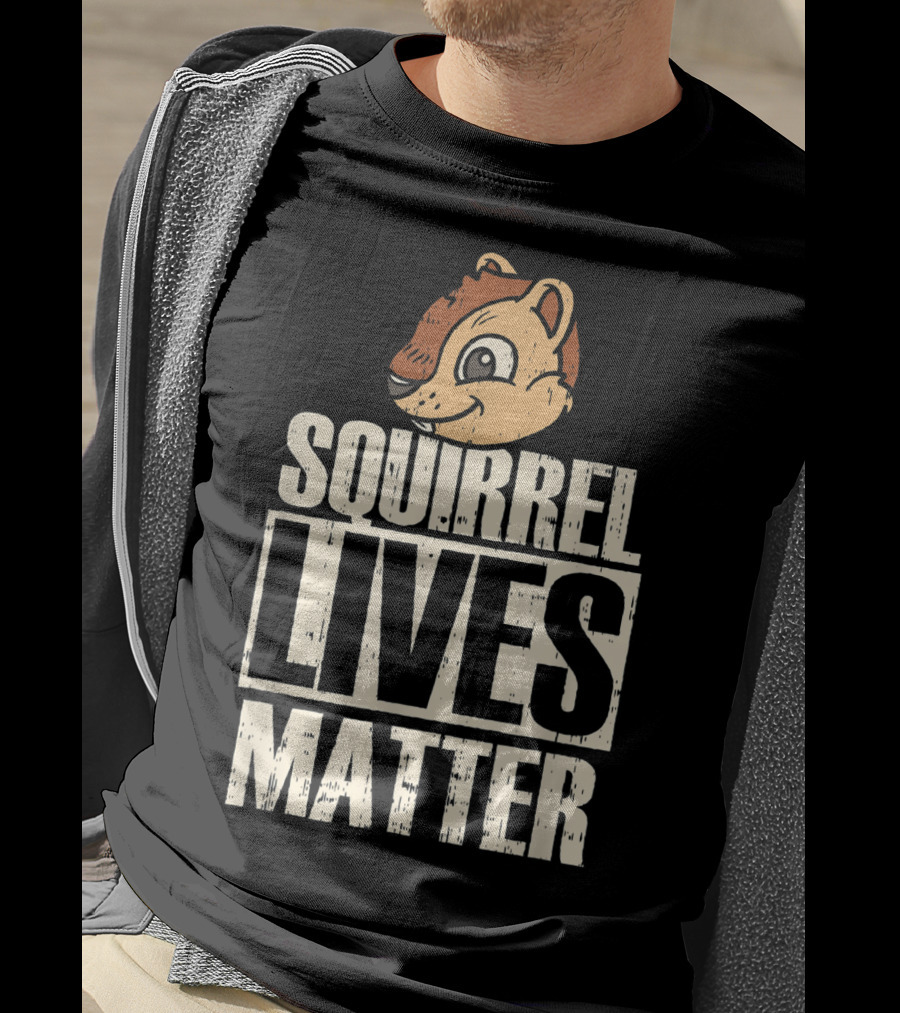 Squirrel Lives Matter Funny Squirrel Head T-Shirt