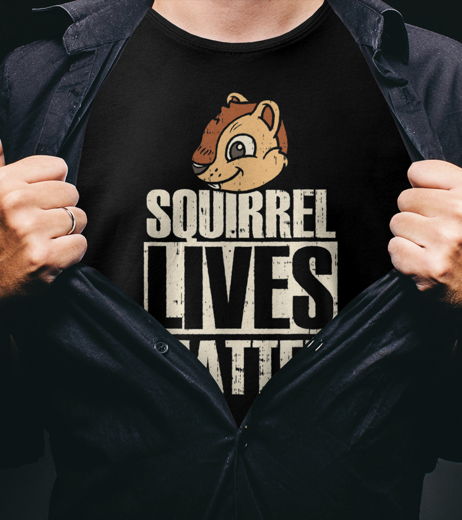 Squirrel Lives Matter Funny Squirrel Head T-Shirt