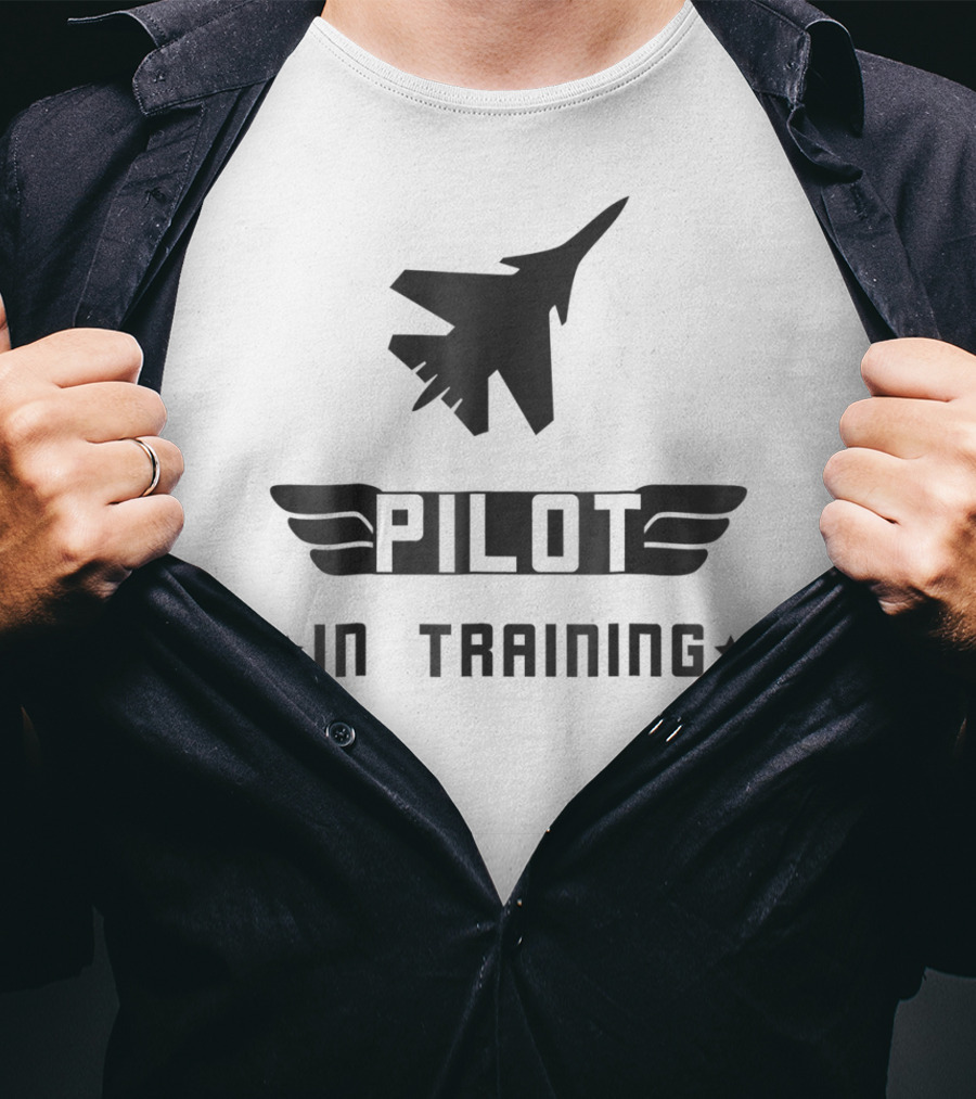 Pilot In Training Aviation Flying Fighter Jet T-Shirt