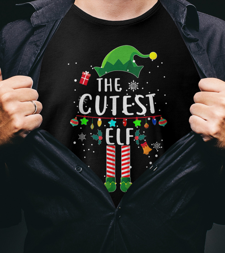 The Cutest Elf Christmas Outfit For Matching Family Group Holiday T-Shirt