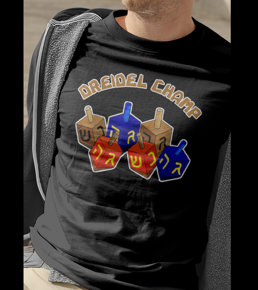 Dreidel Champ Hanukkah Day T-Shirt